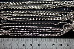 Цепь плоская с прямоугольным звеньями 2 мм, №1415, отрезок 50 см