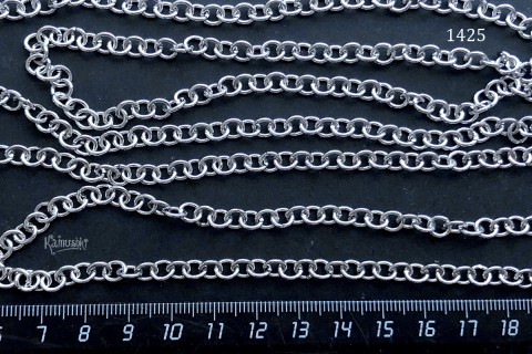 Цепь средняя "кольцо 6 мм", №1425-0920, отрезок 50 см