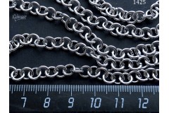 Цепь средняя "кольцо 6 мм", №1425-0920, отрезок 50 см Цепь средняя "кольцо 6 мм", №1425-0920, отрезок 50 см