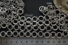Цепочка "плоские фигурные звенья" №1606, отрезок 50 см Цепочка "плоские фигурные звенья" №1606, отрезок 50 см
