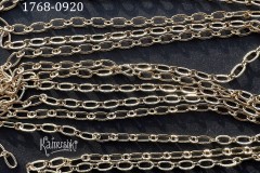 Цепь фигурная "ребристый овал", отрезок 50 см, №1768-0920 Цепь фигурная "ребристый овал", отрезок 50 см, №1768-0920