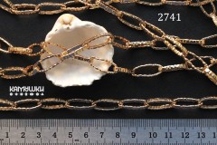 Цепь крупная "овал фактурный", звено 8х18 мм, №2741-0920, отрезок 25 см Цепь крупная "овал фактурный", звено 8х18 мм, №2741-0920, отрезок 25 см