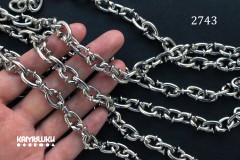 Цепь фигурная "Гвоздь", звено 10х14 мм, №2743-0920, отрезок 10 см Цепь фигурная "Гвоздь", звено 10х14 мм, №2743-0920, отрезок 10 см