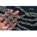 Цепь фигурная "Гвоздь", звено 10х14 мм, №2743-0920, отрезок 10 см