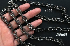 Цепь фигурная "Гвоздь", звено 10х14 мм, №2744-0920, отрезок 10 см Цепь фигурная "Гвоздь", звено 10х14 мм, №2744-0920, отрезок 10 см