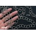 Цепь крупная фигурная "Мятые овалы"", звено 14х18 мм, №2746-0920, отрезок 25 см
