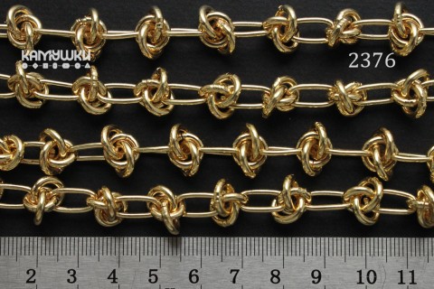 Цепь крупная с узелками, № 2376-0920, отрезок 24 см Цепь крупная с узелками, № 2376-0920, отрезок 24 см