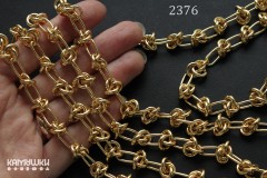 Цепь крупная с узелками, № 2376-0920, отрезок 24 см Цепь крупная с узелками, № 2376-0920, отрезок 24 см