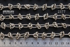 Цепь крупная с узелками, № 2377-0920, отрезок 24 см