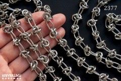 Цепь крупная с узелками, № 2377-0920, отрезок 24 см