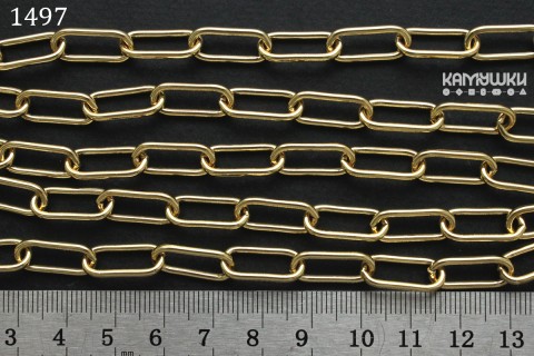 Цепь крупная "овал", звено 7х17 мм, №1497-0920, отрезок 24 см