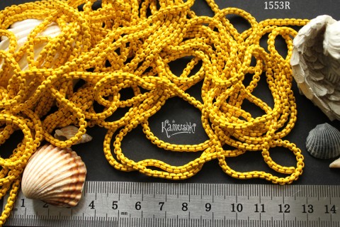 Цепочка металлическая, желтая, звено 2,7х3 мм, №1553R, отрезок 50 см Цепочка металлическая, желтая, звено 2,7х3 мм, №1553R, отрезок 50 см