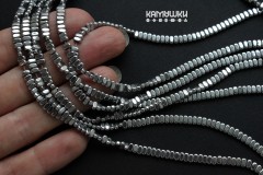 Геметин (имитация гематита) светлый, прямоугольник, набор 9,5 см