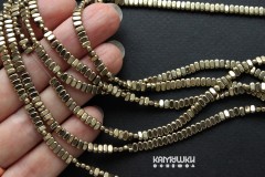 Геметин (имитация гематита) золотистый, прямоугольник, набор 9,5 см Геметин (имитация гематита) золотистый, прямоугольник, набор 9,5 см
