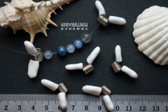 Пружинный стопор для сборки украшений с силиконовыми ручками, набор 2 шт