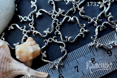 Коннектор "ажурный" 14,5х19 мм, №1732, 1 шт