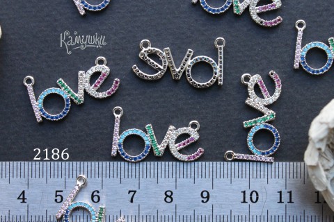 Коннектор "Love", 14х25 мм, №2186-0920, 1 шт