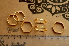 Коннектор-рамка "шестигранник" 20 мм, №777, 1 шт