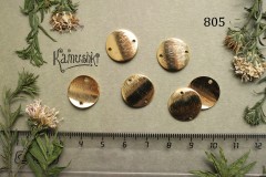 Коннектор круглый изогнутый, золотистый, 15 мм, №805, 1 шт. Коннектор круглый изогнутый, золотистый, 15 мм, №805, 1 шт.