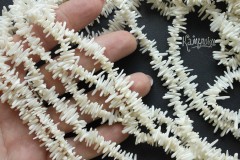 Коралл белый, палочки тонкие, набор 9 см