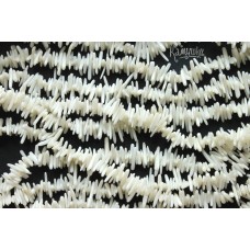 Коралл белый, палочки тонкие, набор 15 см