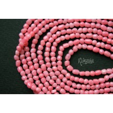 Коралл розовый, галтовка мелкая, набор 9,5 см