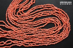 Коралл лососевый, галтовка мелкая, набор 9,5 см Коралл лососевый, галтовка мелкая, набор 9,5 см