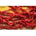 Коралл красный, галтовка 5-8 мм, набор 9,5 см