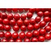 Коралл красный, шар гладкий 11-12 мм, набор 9 бусин