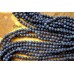 Корунд (сапфир), шар граненый 4,5 мм, набор 9,5 см 