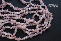 Розовый кварц мадагаскарский, крошка, без облагораживания, набор 9,5 см Розовый кварц мадагаскарский, крошка, без облагораживания, набор 9,5 см