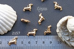 Подвеска "такса", 10х14 мм, №2157-0920, 1 шт Подвеска "такса", 10х14 мм, №2157-0920, 1 шт