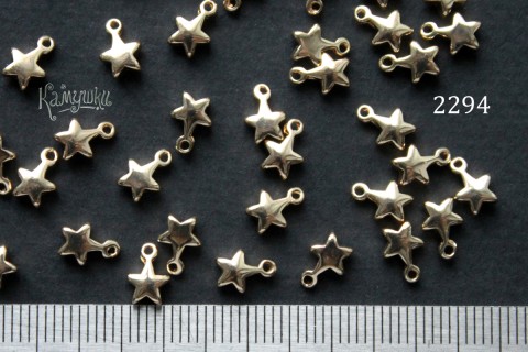 Подвеска "Звездочка" 5,5 мм, №2294, 1 шт