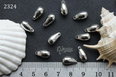 Подвеска литая "капелька" 12 мм, №2324, 1 шт