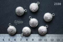 Подвеска "сфера" с разъемным колечком 17 мм, №2330, 1 шт