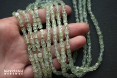 Пренит, кубик граненый 4 мм, набор 9 см Пренит, кубик граненый 4 мм, набор 9 см