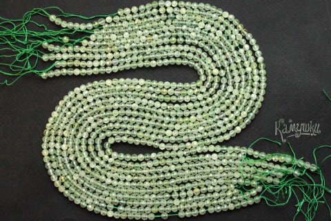 Пренит, шар граненый 4 мм, набор 9,5 см