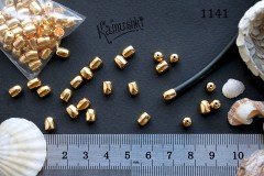 Шапочка-концевик гладкая 6х7 мм, №1141, 1 шт Шапочка-концевик гладкая 6х7 мм, №1141, 1 шт