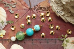 Шапочка гладкая 6 мм, №467, 1 шт