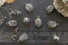 Шапочка-концевик ажурная №536, 1 шт Шапочка-концевик ажурная №536, 1 шт