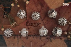 Шапочка-концевик "Корона" с фианитами 13 мм, №596 , 1 шт Шапочка-концевик "Корона" с фианитами 13 мм, №596 , 1 шт