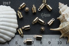 Концевик для шнура 4,5 мм, №2317, 1 шт Концевик для шнура 4,5 мм, №2317, 1 шт