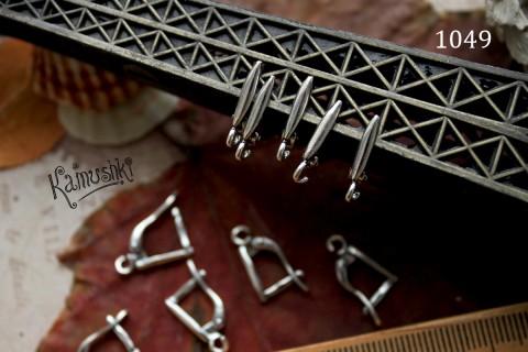 Швензы с английским замочком "рис" №1049, 1 пара
