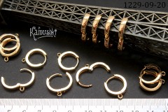 Швензы круглой формы с замочком 14 мм №1229-0920, 1 пара Швензы круглой формы с замочком 14 мм №1229-0920, 1 пара