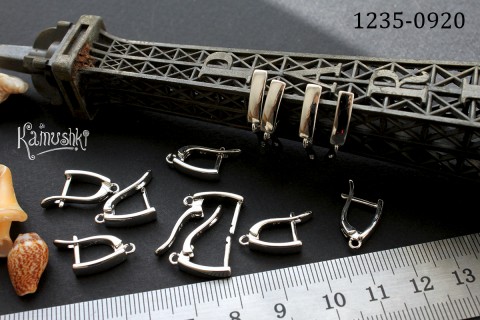 Швензы с английским замочком №1235-0920 "полоска"