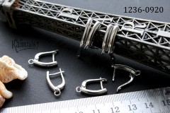 Швензы с английским замочком №1236-0920 "палочка", 1 пара