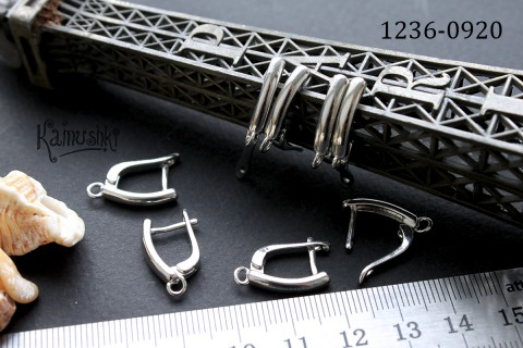 Швензы с английским замочком №1236-0920 "палочка", 1 пара Швензы с английским замочком №1236-0920 "палочка", 1 пара