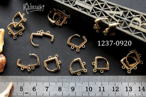 Швензы округлые, с 3 петельками, №1237-0920, 1 пара Швензы округлые, с 3 петельками, №1237-0920, 1 пара