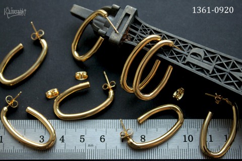 Швензы-гвоздики "овал 31 мм" №1361-0920, 1 пара