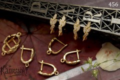 Швензы с английским замочком №456 "веточка", 1 пара Швензы с английским замочком №456 "веточка", 1 пара